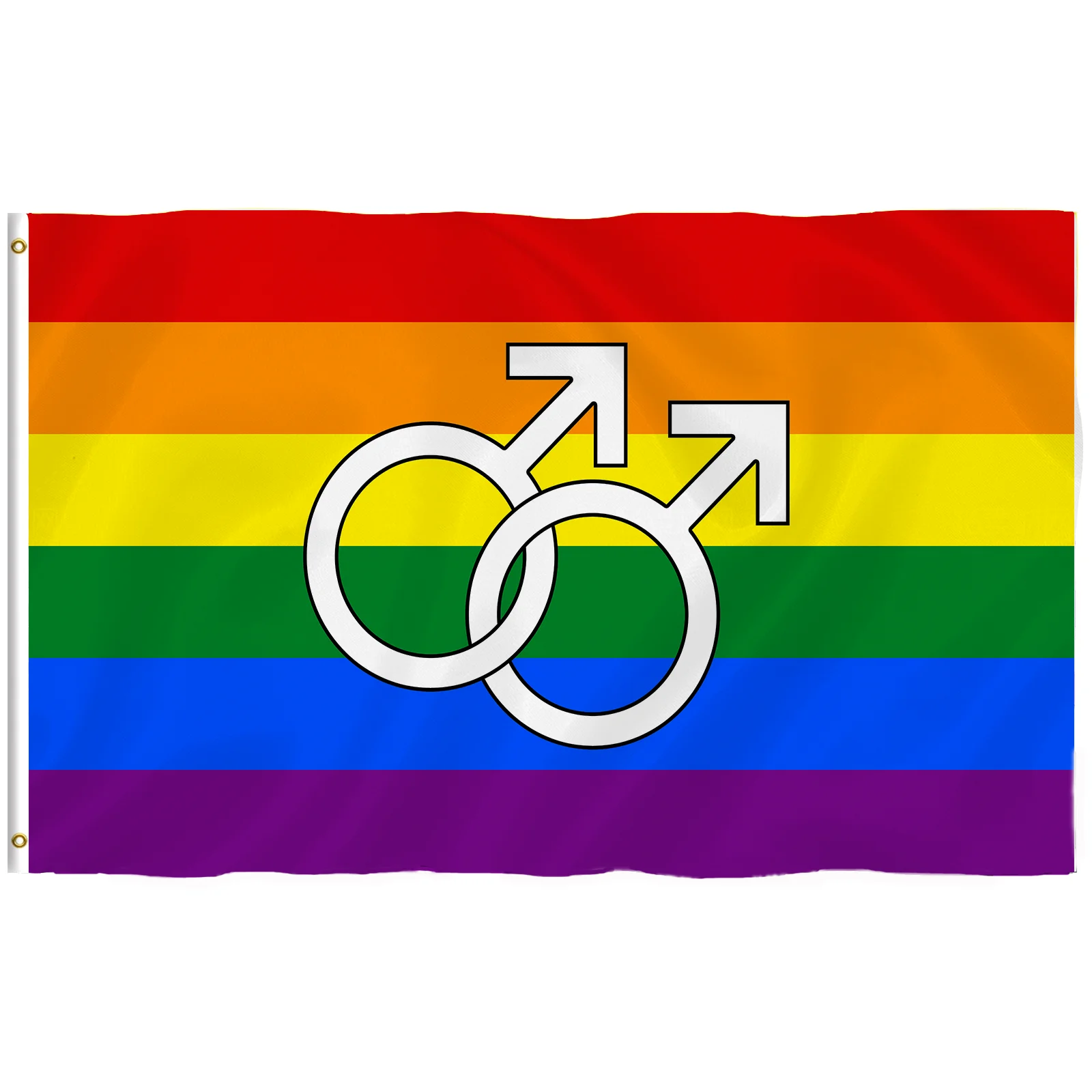 Rainbow Pride Flaggen-Banner – 6 Arten, 30 M Länge | Für Pride-Partys, Festivals & Deko | Polyester, 76 Flaggen