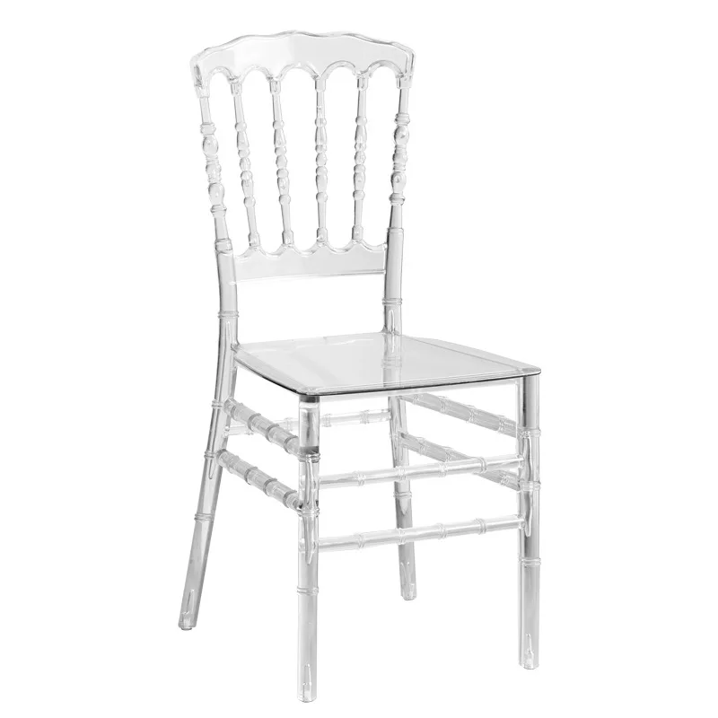 High Quality Pc Stackable Party Banquet Hall Plastic clear Wedding Chair tiffany Phoenix Chairs for Event