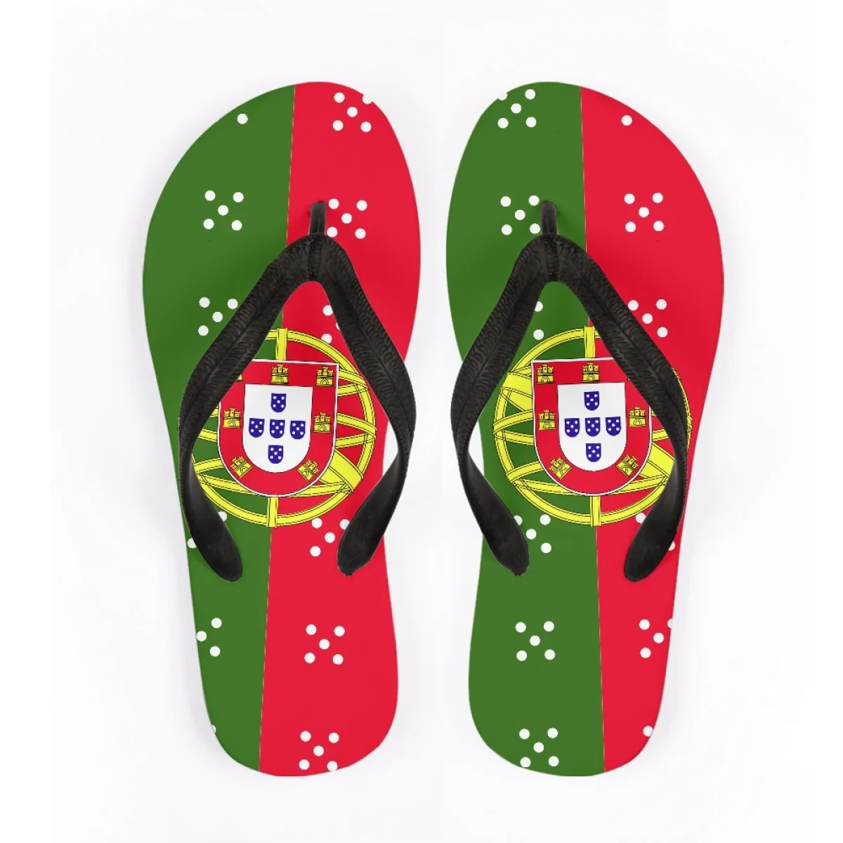 Spain Portugal National Flag Men Women Wholesale Flip Flops