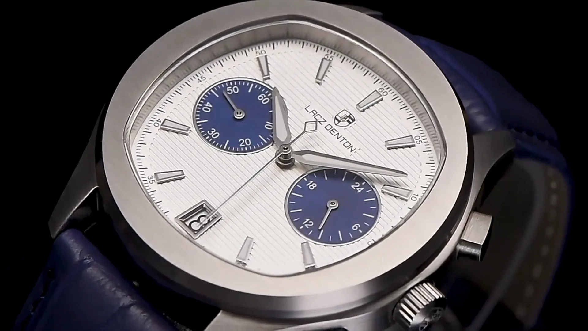 2022 Top Brand Luxury Lacz Denton Quartz Wristwatch For Men Stainless