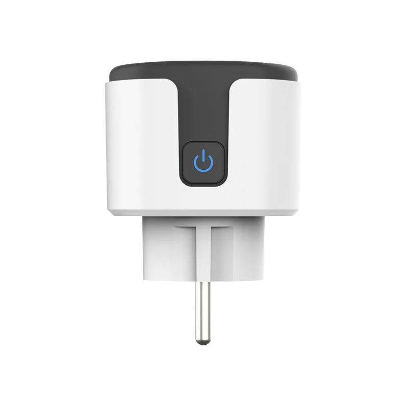 Oblinple Wifi-stopcontact, 16 A, Alexa stopcontact, Smart Home wifi- stopcontacten, afstandsbediening, spraakbesturing, smart stopcontacten, WLAN en bluetooth-bediening, smart plug (2, wit grijs