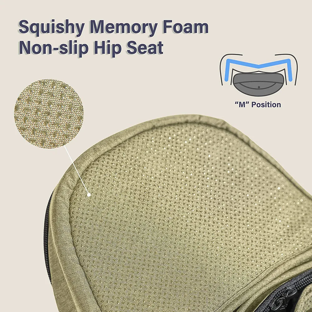 2022 New Hip Baby Carrier With Adjustable Long Belt,Multifunctional