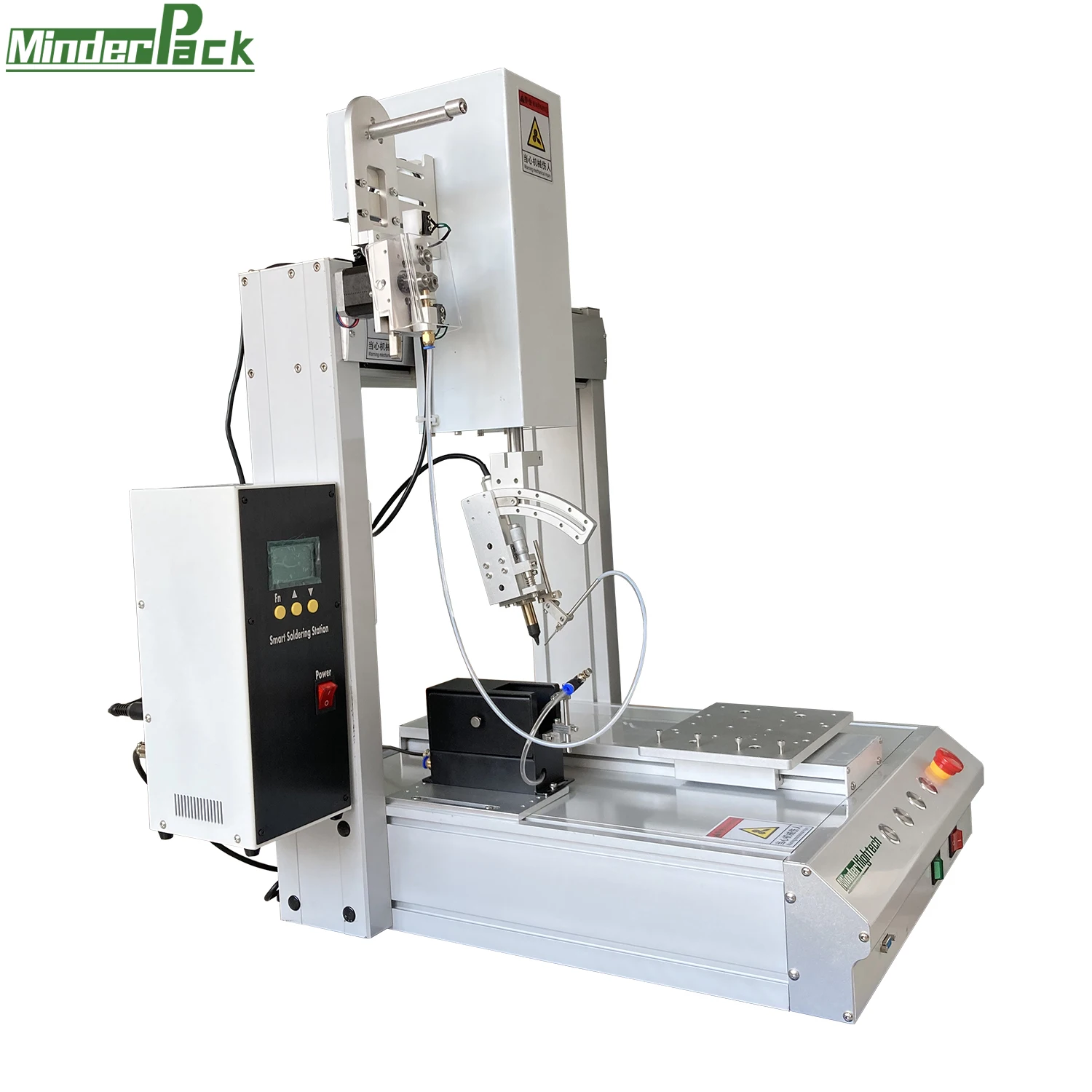 360 Degree Rotation Head 4 Axis Desktop Strip Automatic Platform Rotary Soldering Machine Soldering Robot