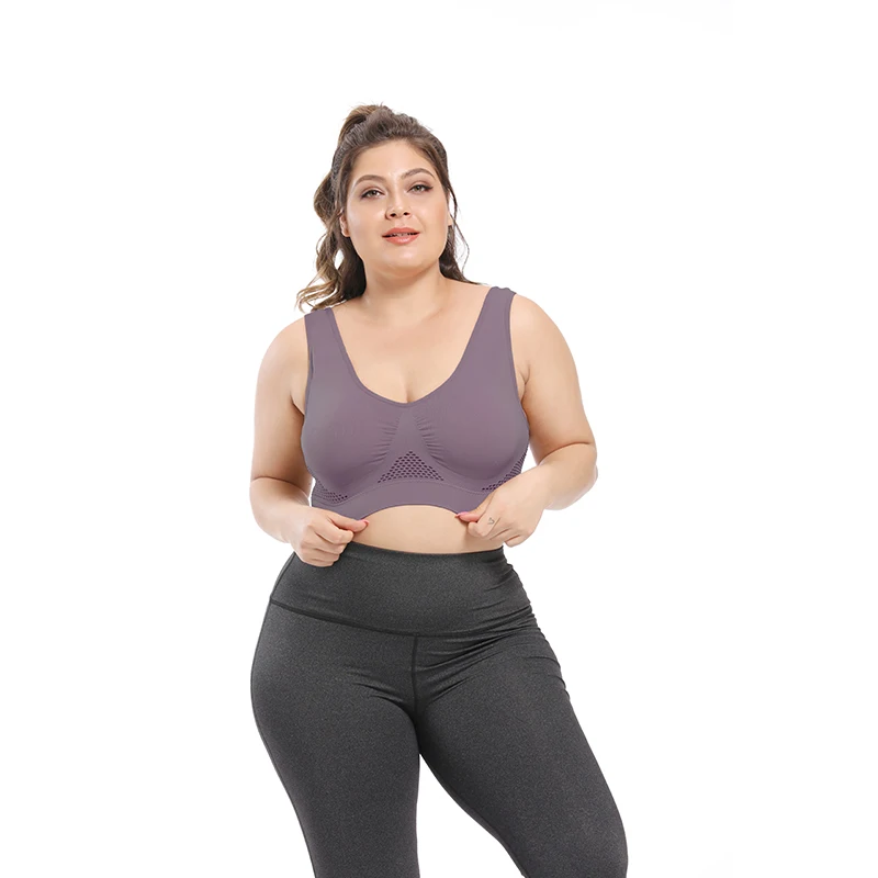 Fashion Push up Sports Yoga Bra Seamless Plus Size XXXXXXL Yoga Sports Bra Dropshipping Products 2023