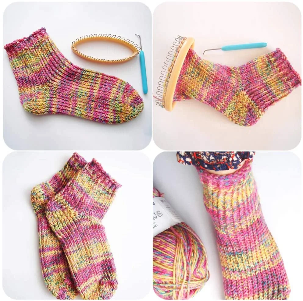 kid small knitting loom kit sock