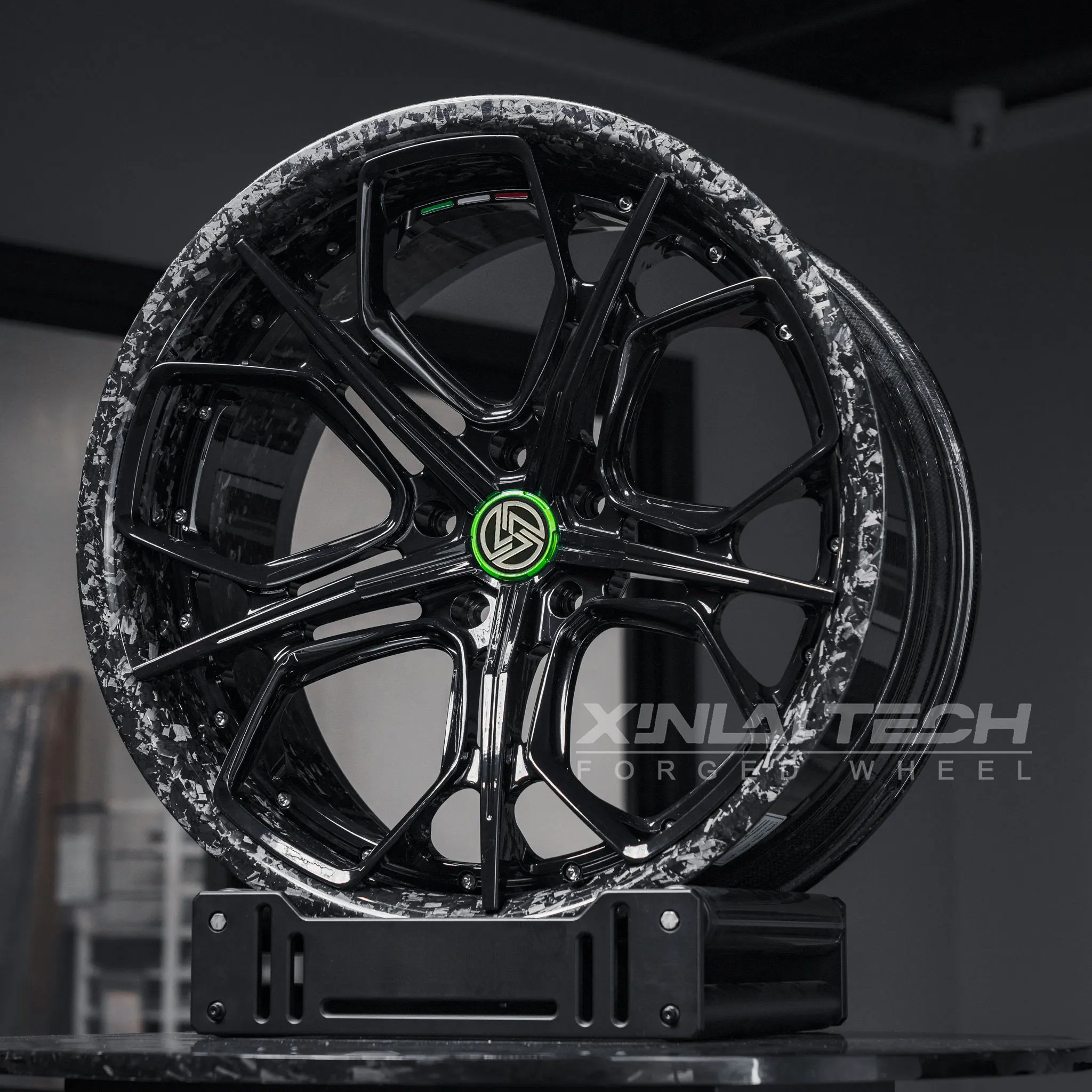 XL 2 Piece Carbon Fiber Deep Lip Deep Dish Concave Forged Wheel 5x112 5x114.3 5x120 Custom Wheels for Mercedes benz audi bmw - Image 3