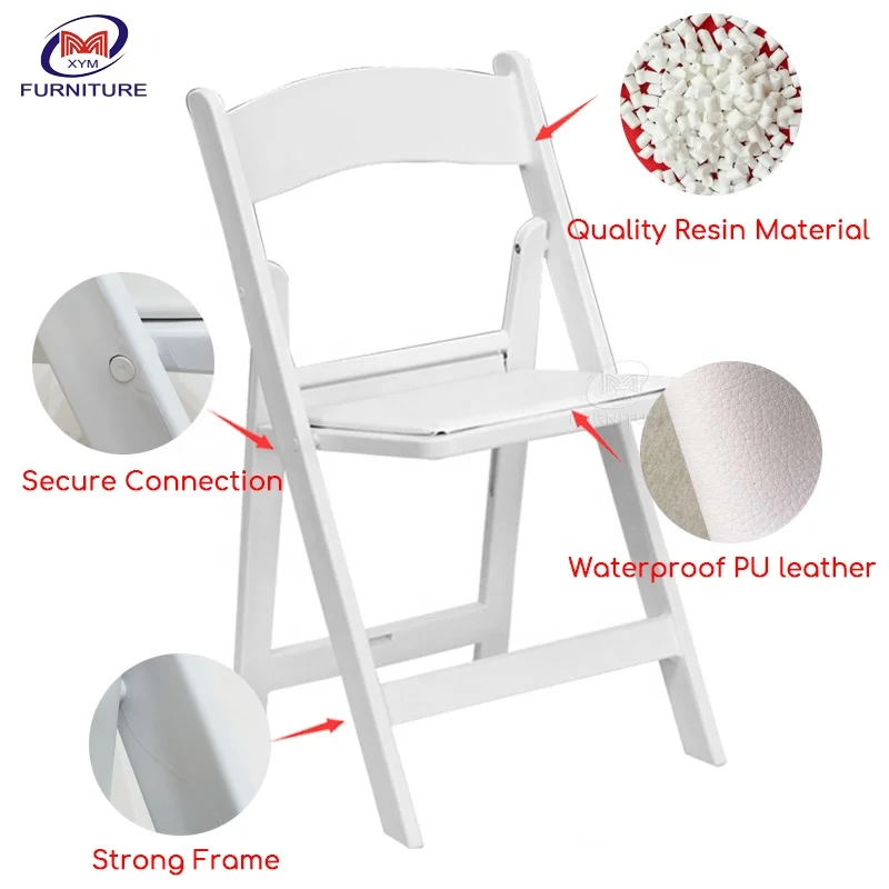 Garden Furniture Wedding Reception White Folding Wimbledon Chairs Weddings Outdoor for Events