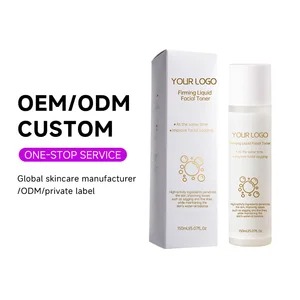 OEM ODM Beauty Clear Skincare Product Lotion Vitamin E Hydrating Moisturizing Face Brightening Toner Firming Liquid Facial Toner