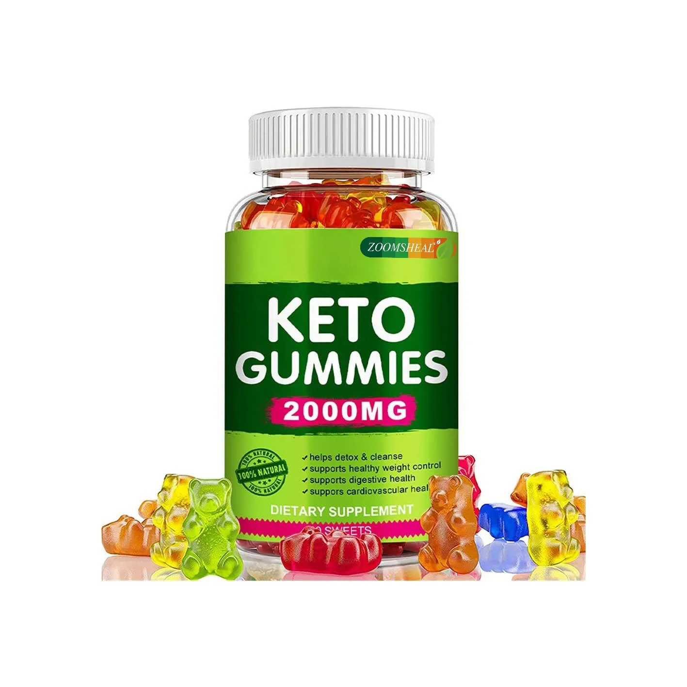 Oem Keto Capsule 60pcs Healthy Weight Loss Gummy Candy Apple Cider Vinegar Keto Gummies Keto