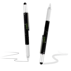Novelty 6 in 1 Multi Functional Tool Ballpoint Pen