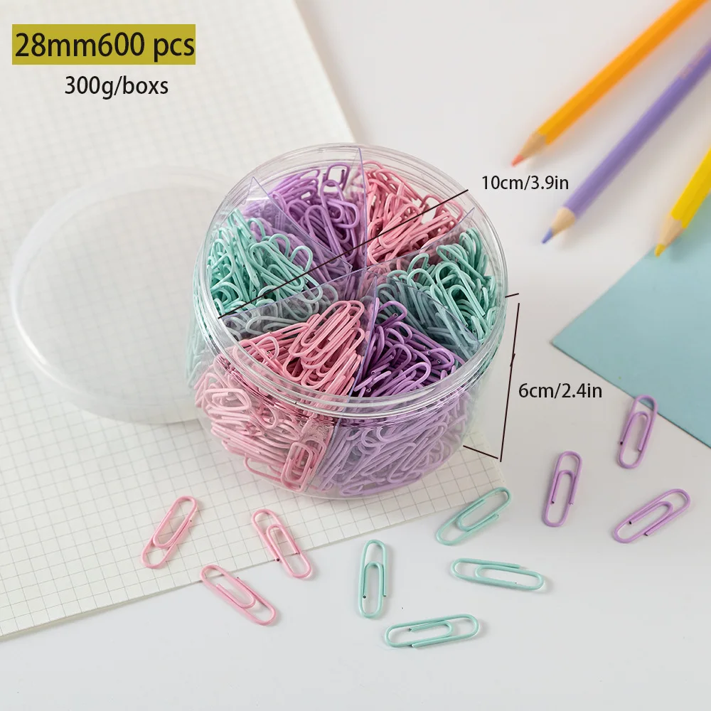 Hot Wholesale Custom Logo Reusable Colorful Paper Clips in Office Stationery Promotional Business Gifts