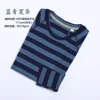 Blue-green wide stripe 210gsm