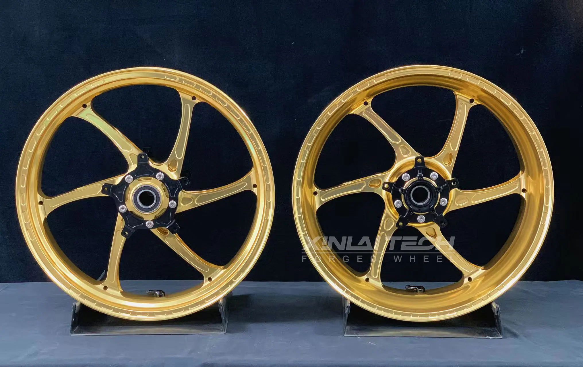 XL Custom Forged Motorcycle Wheels for Yamaha R1 R1M MT10 CNC Forged Billet Aluminum Rims 17 18 Inch Anodized Finish OEM ODM