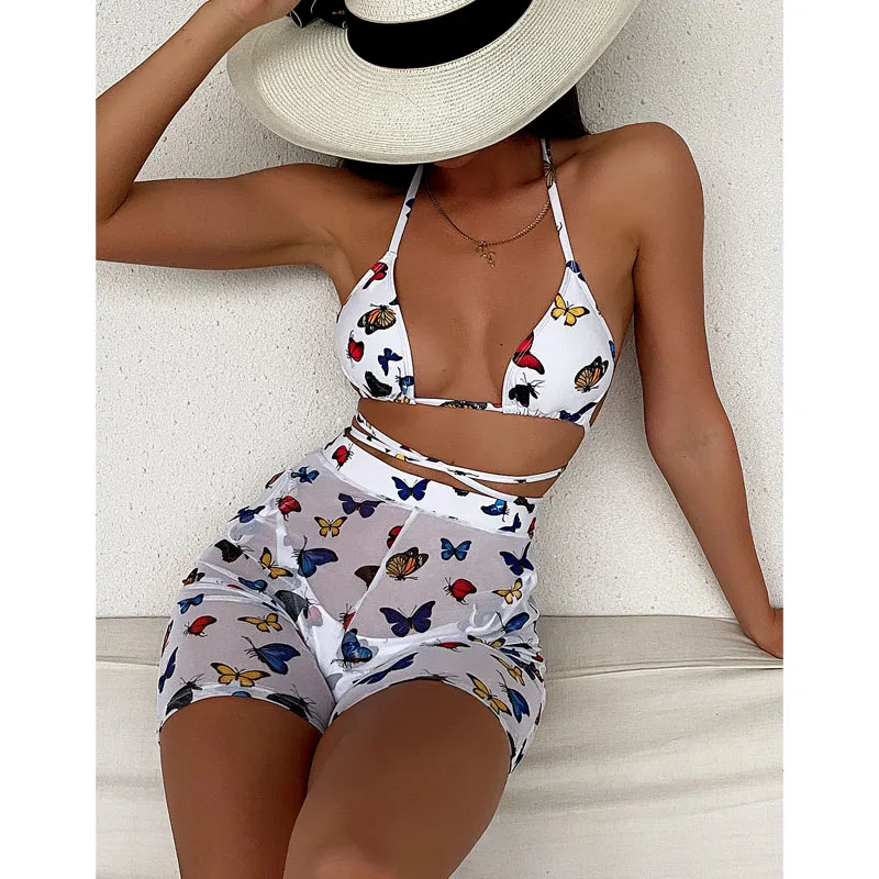 butterfly 3 piece swim set