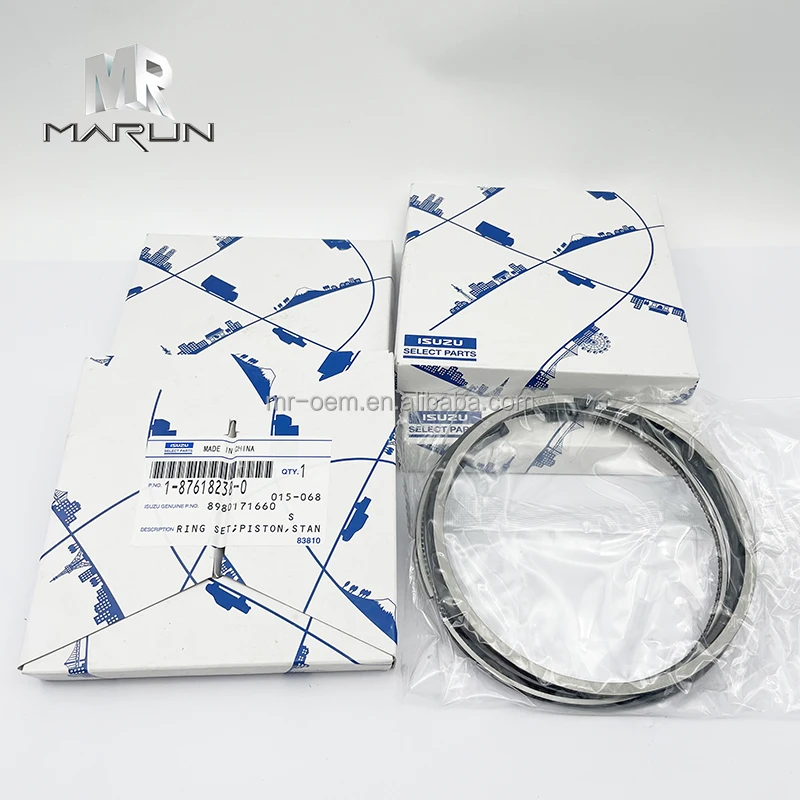 High Quality 8980171660 4HK1 Original Piston Ring STD for Excavator ZX200-3 Engine Parts 1-87618238-0(8-98017166-0)