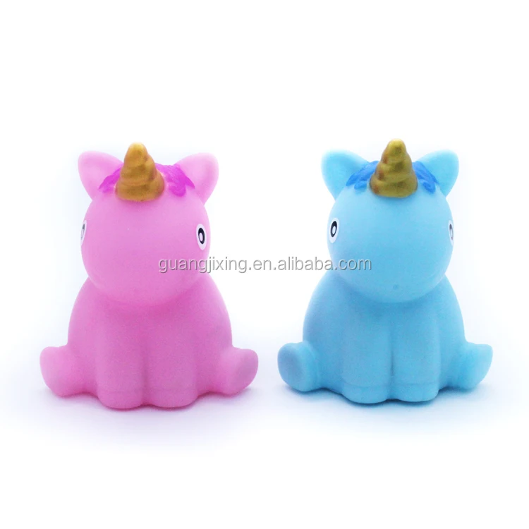 Плавающая игрушка для ванны нового дизайна светящаяся в виде единорога