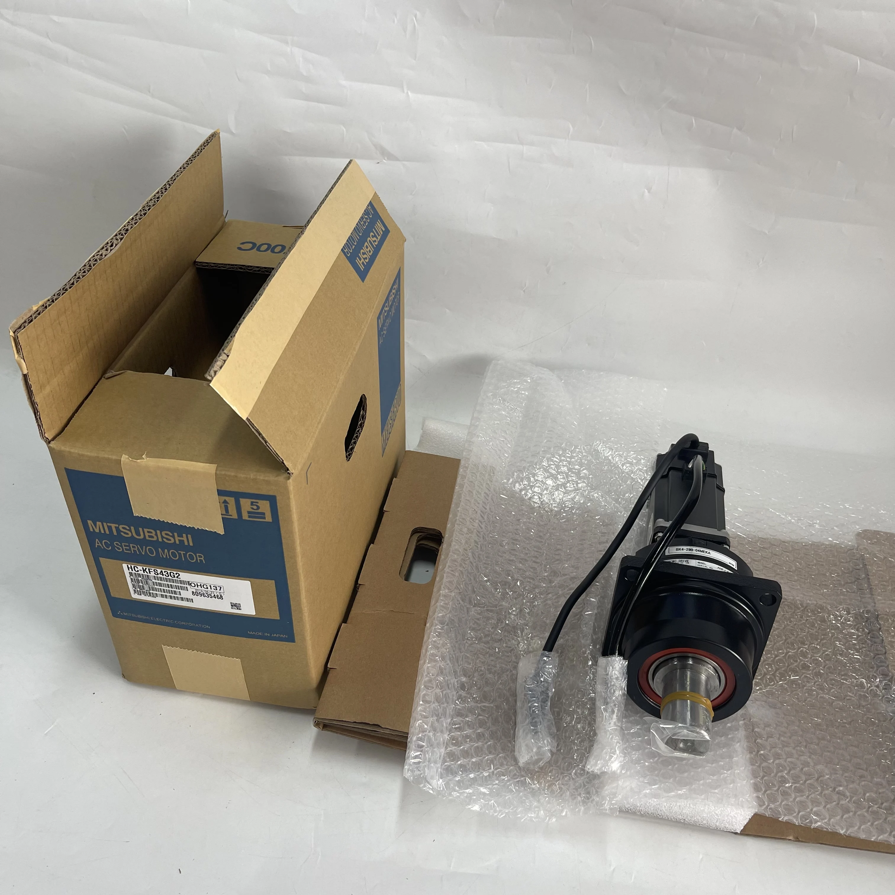 Mitsubishi AC Servo Motor with Gearbox HC-KFS43G2 Mitsubishi AC Servo Motor with Gearbox HC-KFS43G2