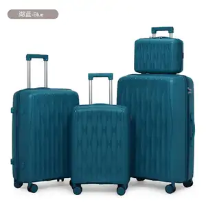 Luxury Hard-Shell Travel Bags Manufacturer's Wholesale Lightweight PP Luggage Set with Spinner Caster & TSA for Trips