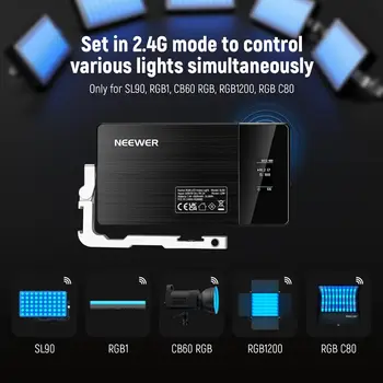 NEEWER SL90 PRO 2500-10000K RGB Video Light Camera Selfie Light with App & 2.4G Control product image