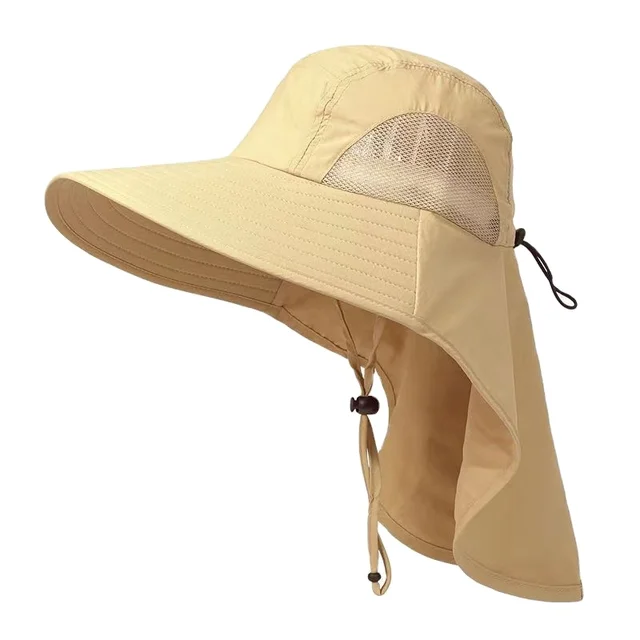 Factory customized outdoor UV Protection breathability Neck Fap Fishing Bucket Hat