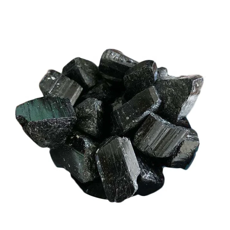 Raw Natural Mineral Black Tourmaline Rough Stone For Healing - Buy  Tourmaline Rough,Natural Tourmaline,Black Tourmaline Product on Alibaba.com