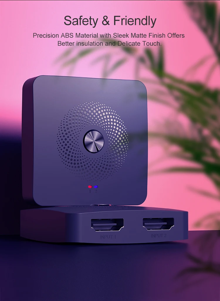 
Оптовая продажа, высокоскоростной видеопереключатель 4K Ultra HD 5 в 1 2,0 