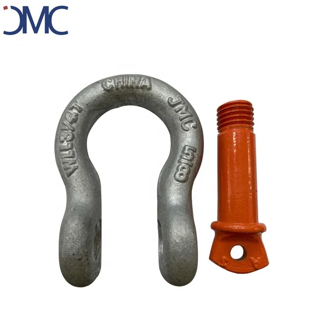 High Strength US Type Galvanized Screw Pin Anchor Bow Shackle G209