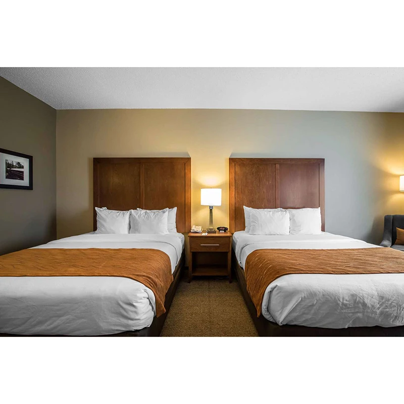 Мебель для коммерческих отелей Comfort inn, современная деревянная мебель для спальни