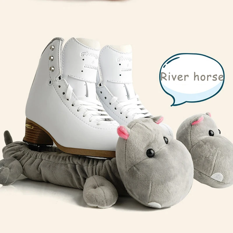Details about   Premium Skates Runner Soaker Animal Ice Figure Skating Boots Stretchy Covers 