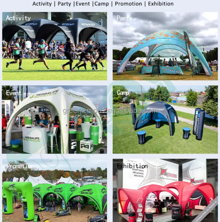 2025 Custom Printed Outdoor Advertising Inflatables Promotional Gazebo ...