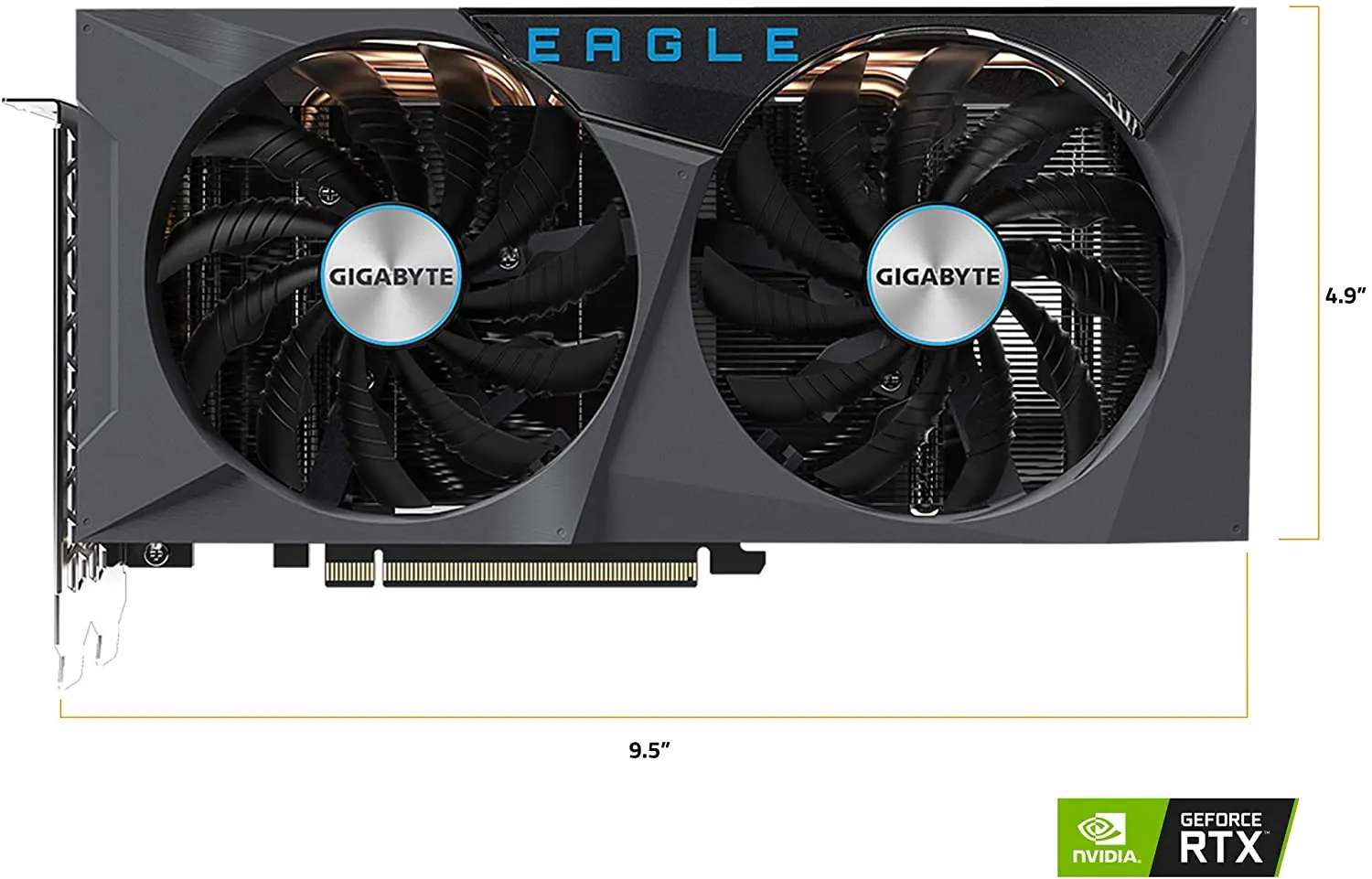 Tarjeta gráfica para juegos GIGABYTE GeForce RTX 3060 Ti EAGLE OC