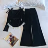 8697# Set Crema Mousse Black (con pecho fijo Pa