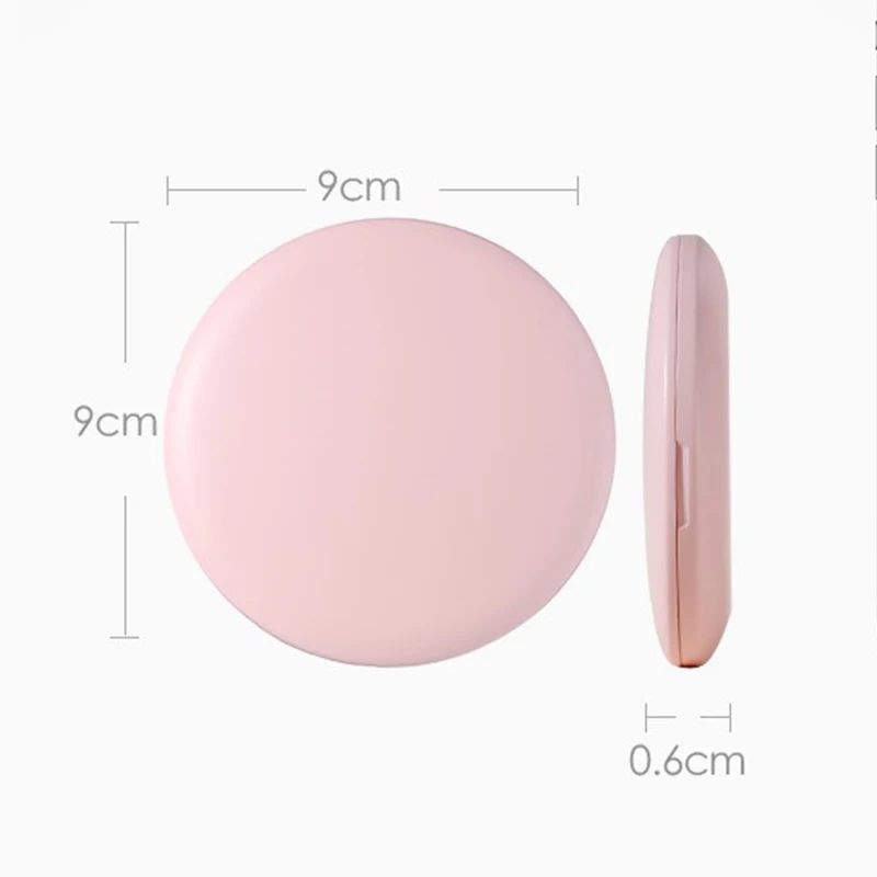 Gmgaic Double Side Mirror 2X Magnification Touch Screen Rechargeable Pocket 12 Lights LED Mirror for Women Cosmetic