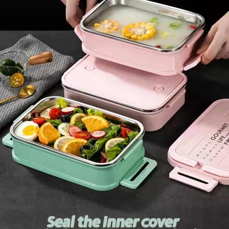 ITSLIFE Thermocontainer voor eten 700 ml, roestvrij staal, warmhoudcontainer, voedselcontainer, bayvoeding voedsel warm