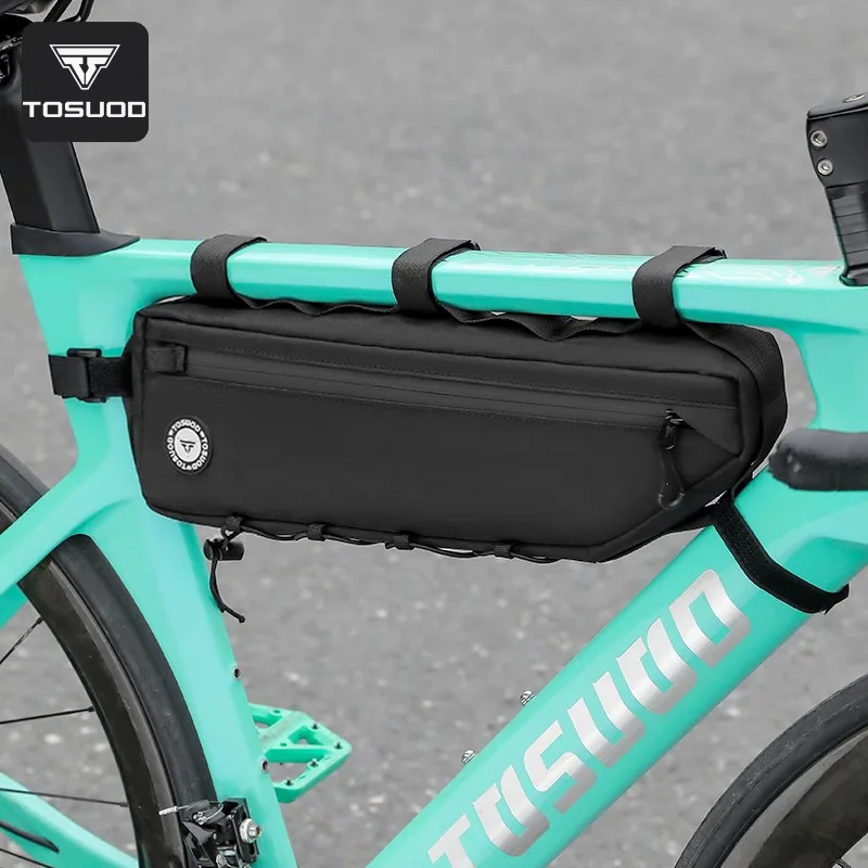TOSUOD Large Capacity Bicycle Front Frame Road & Mountain Bike Bag Cycling Storage_voghion.com