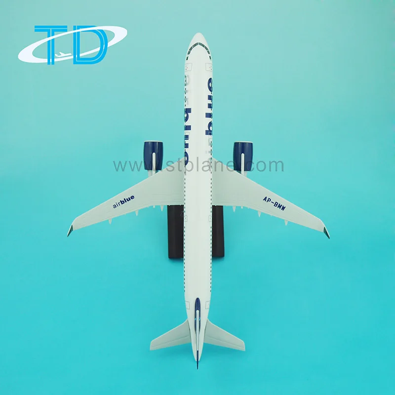 Air Blue A321 1/150 Scale Model - 30cm Business Gift & Souvenir