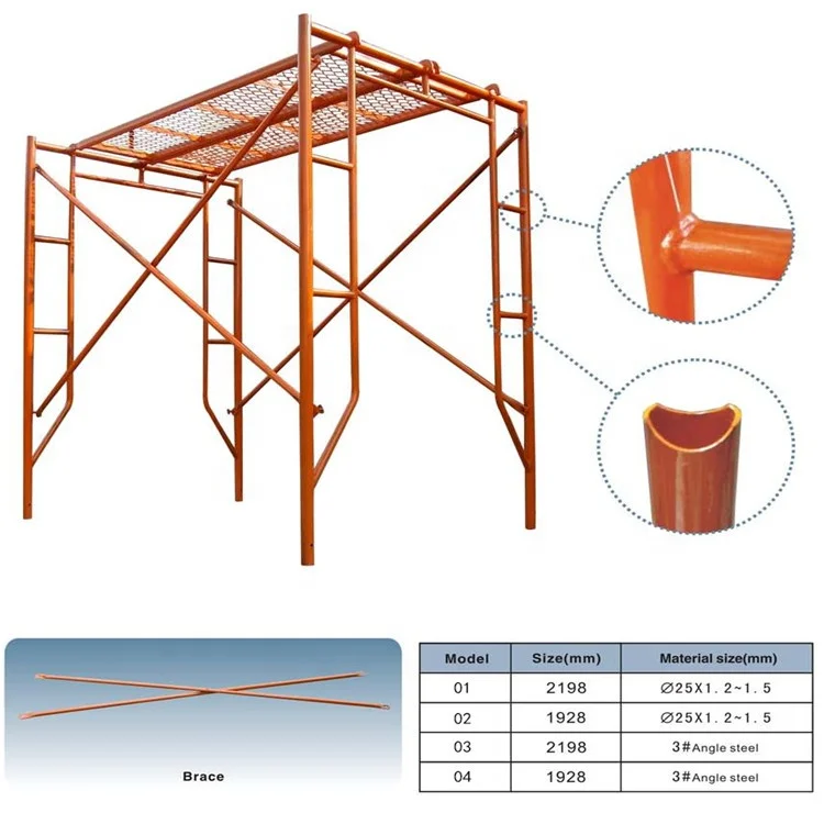 Industrial-Style Steel Frame Scaffolding for Hotels Walk-Through Design with Practical Application