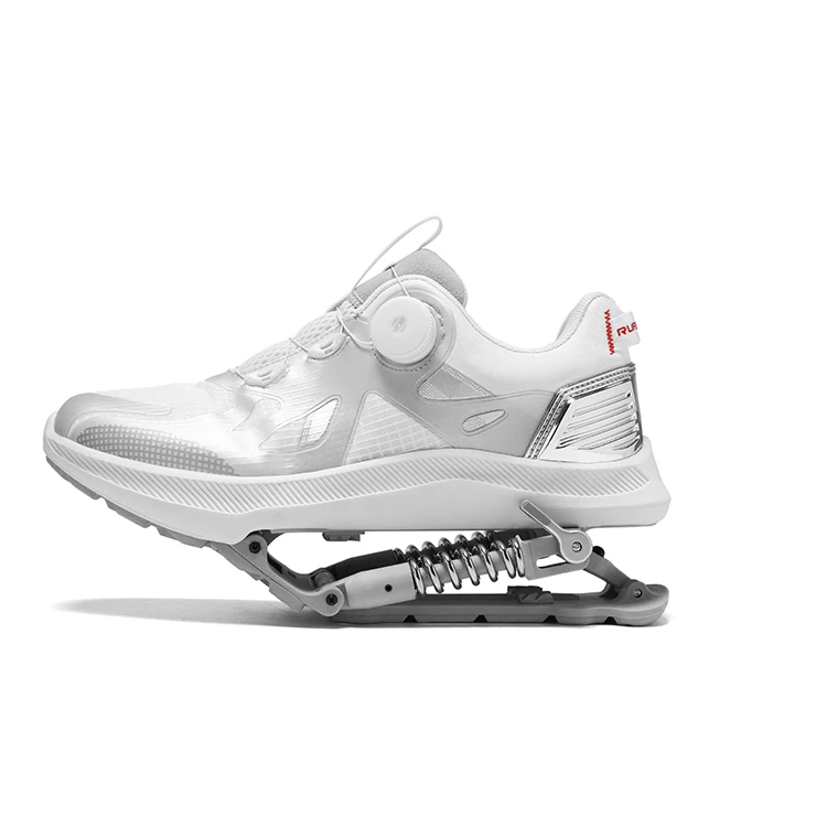 Ladies Breathable White Fitness Running Casual Shoes Comfortable Mesh Sports Design for Summer Spring and Autumn Seasons