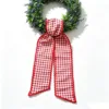 Bord rouge Petit plaid rouge