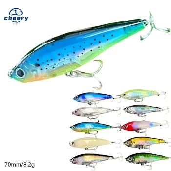 Cheery 3D Inshore 90ss Slow Sinking Pencil Lures for Fishing 70mm 8g Best Bass Lure Saltwater Artificial Fish Bait – Pencil – view 2