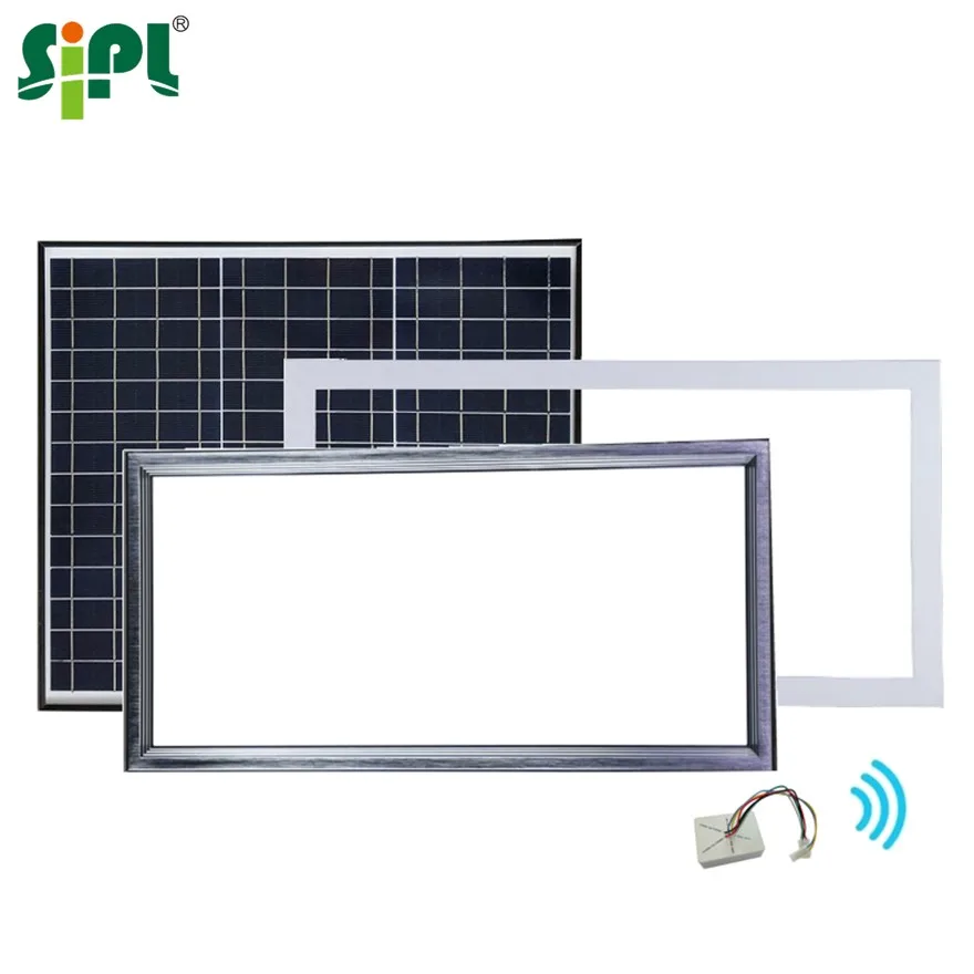 Day Night Smart Ceiling LED Light Shaftless Roof Skylight System Commercial New Type Solar Powered Indoor LED Light with Battery