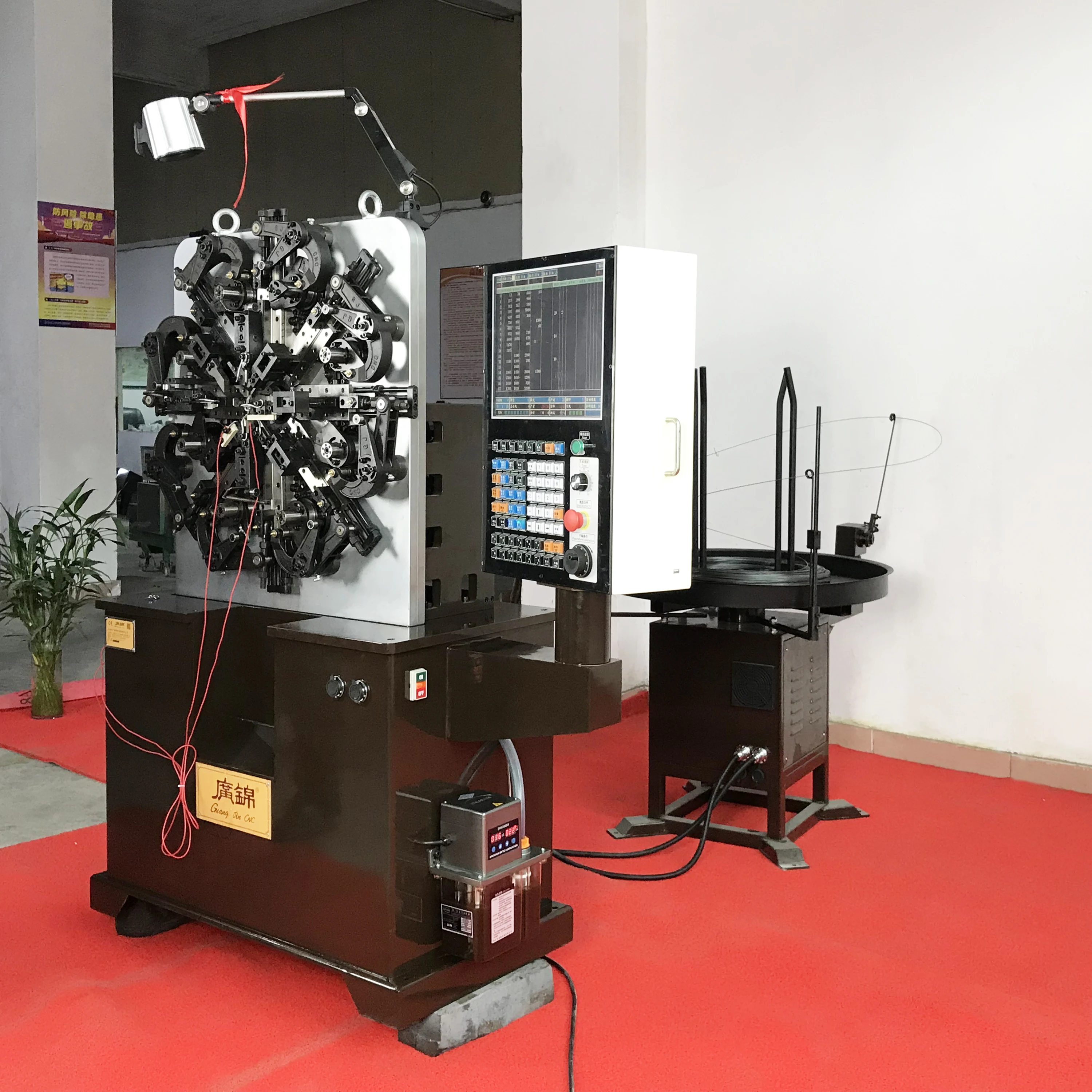 CNC Spring Forming Machine for Picture Hangers Art Decor Holding Clips Cam Link Spring Machine Manufacturer Over 20 Years