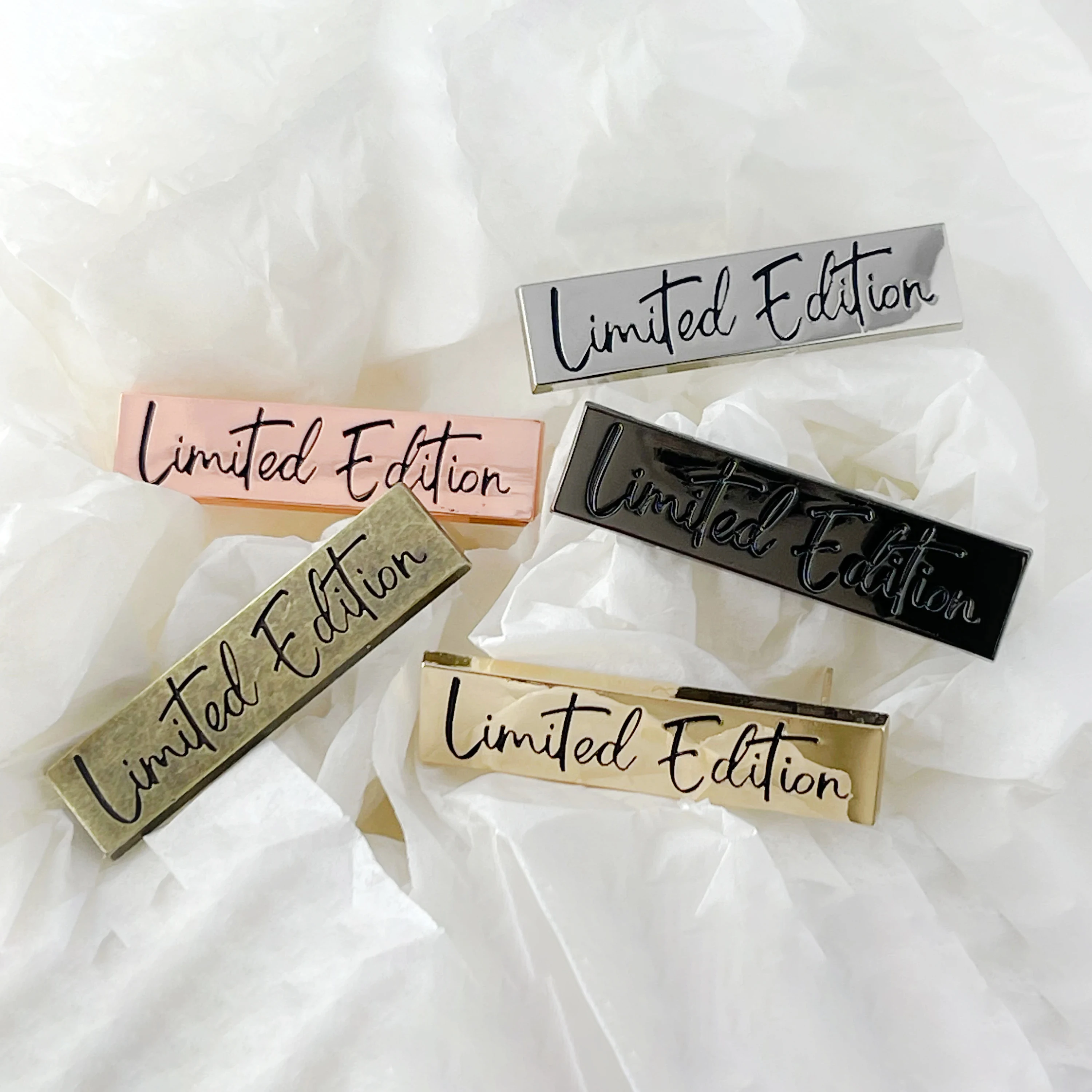 Дизайнерские логотипы для моего бренда накладные нашивки из листового металла на заказ сумка обуви вязаный свитер джинсы металлические этикетки производители этикеток