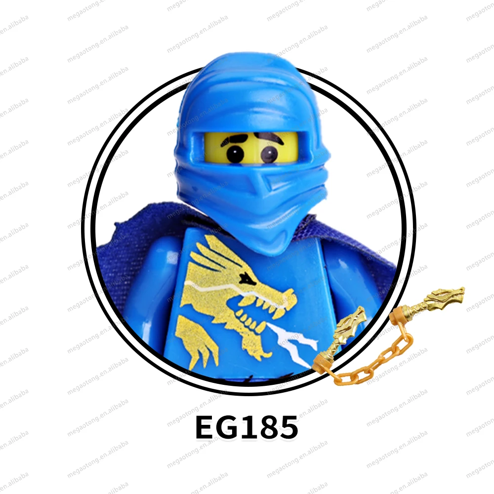 EG181-EG186 Zane Kai Jay Lloyd Cole Ninja Mini Brick