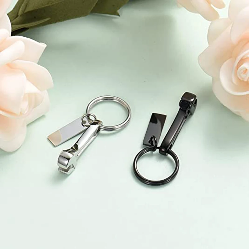 Wrench Urn Necklace for Ashes Keepsake Ash Holder Stainless Steel Cremation Jewelry Pendant for Women Men - Always in my heart