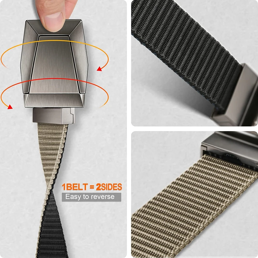 Training Adjustable Training Men Multifunctional Belt Reversible Stretch Men Work Rigger Hiking Tactical Belt