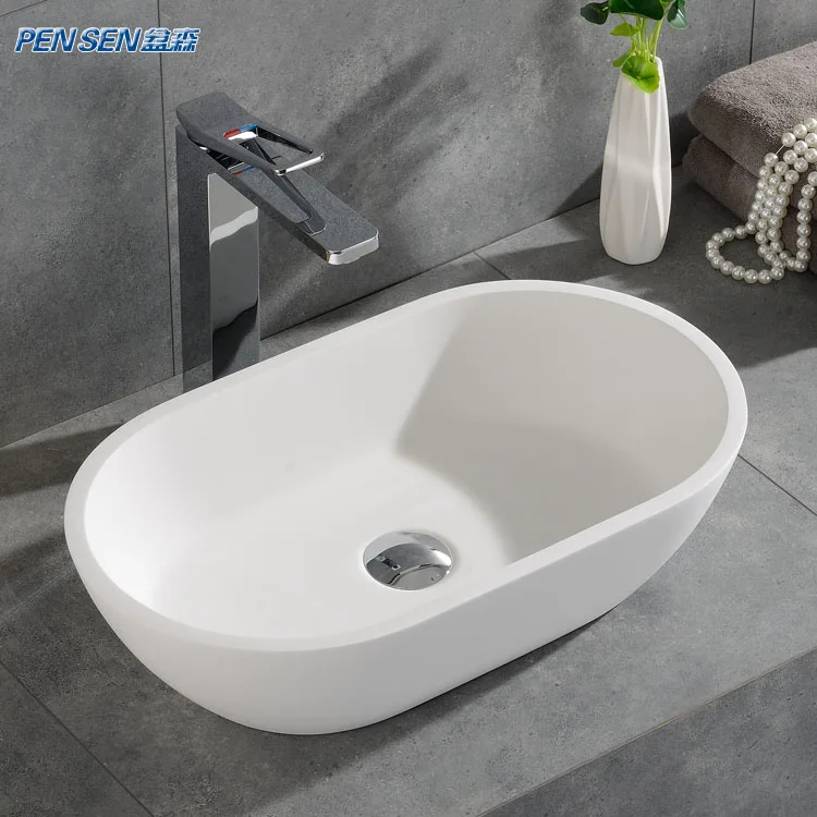 Cpingao round shape hand wash basin bathroom