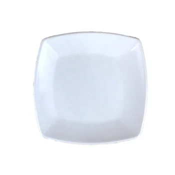 Restaurant Dinnerware 7 Inch cheap bulk White Square Melamine Serving Dish