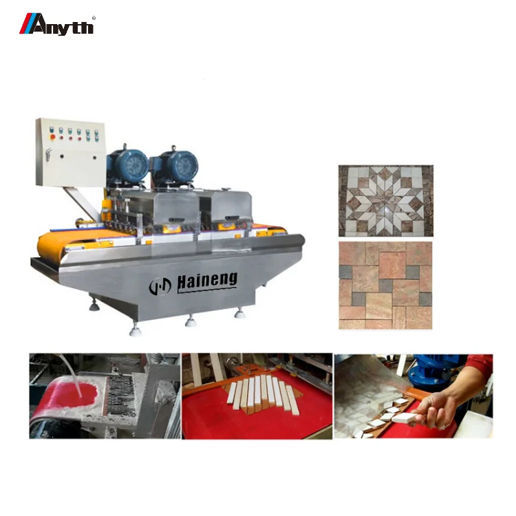 Supplier Automatic Continuous Slices Breaking Machine Mosaic Cutter Multi-blades Stone Tile Cutting Machine