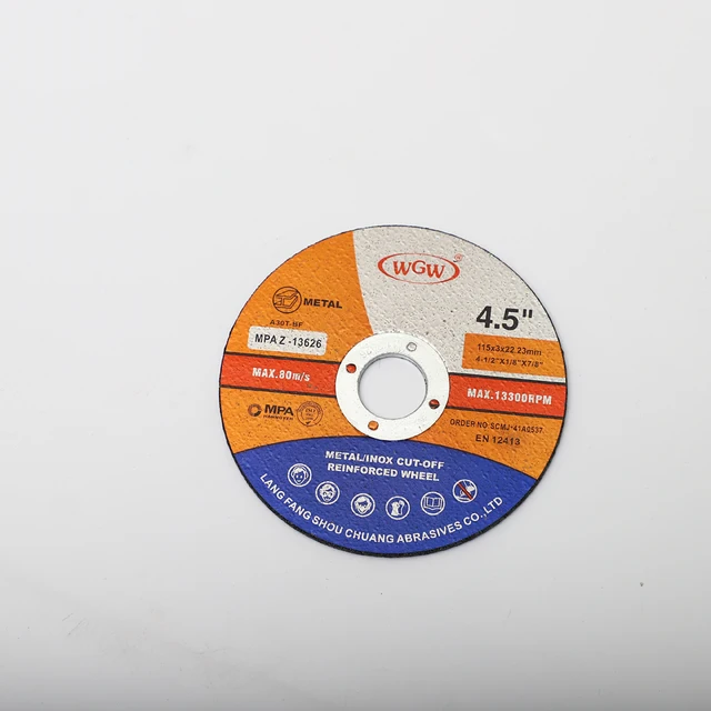 Boned Resin Abrasive Metal Cut Off Wheel And Cutting Disc With Customer Test Video